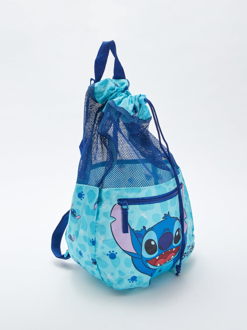 Mochila com atilhos para atar 'Stitch' 'Disney' Azul - Kiabi