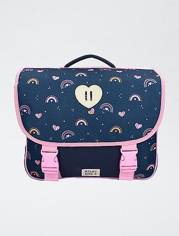 Mochila com estampado arco-íris