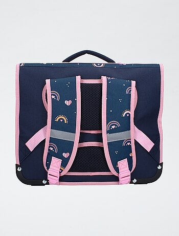 Mochila com estampado arco-íris