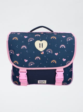 Mochila com estampado arco-íris