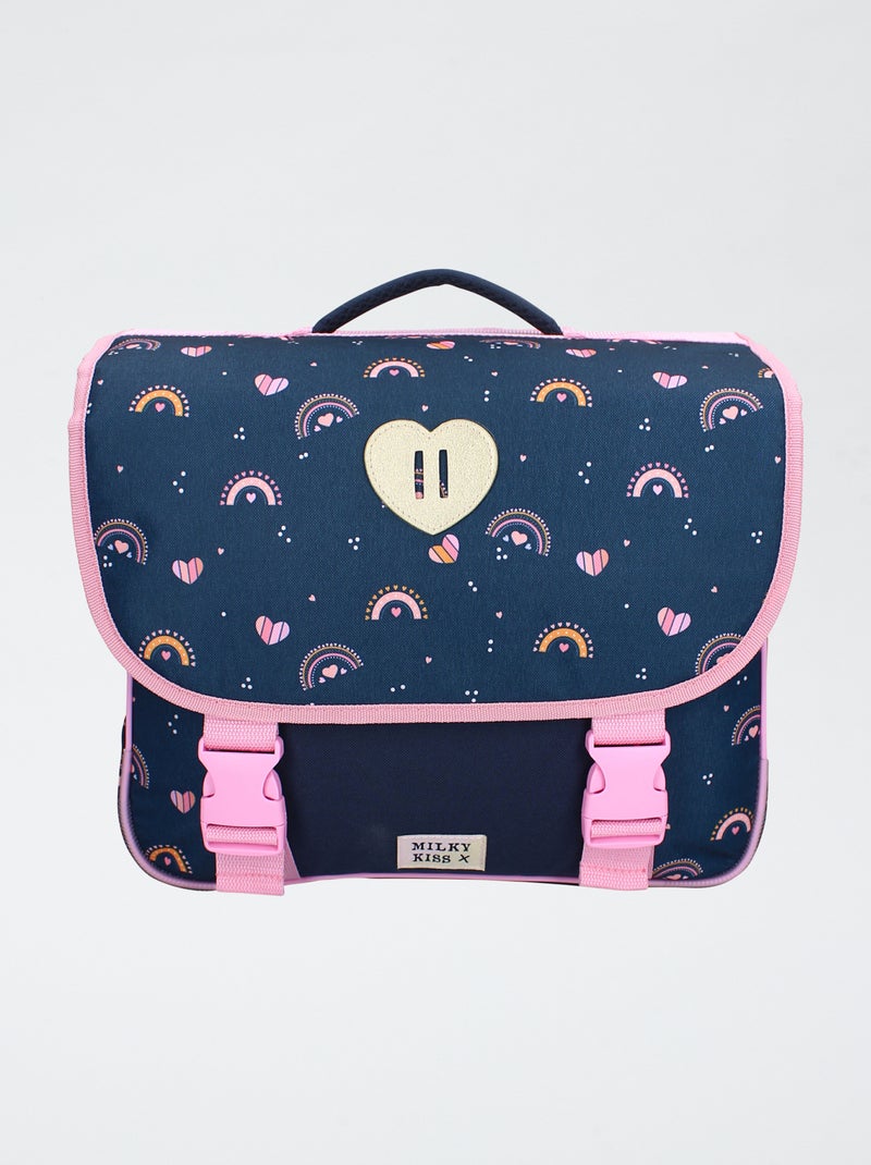 Mochila com estampado arco-íris Azul - Kiabi