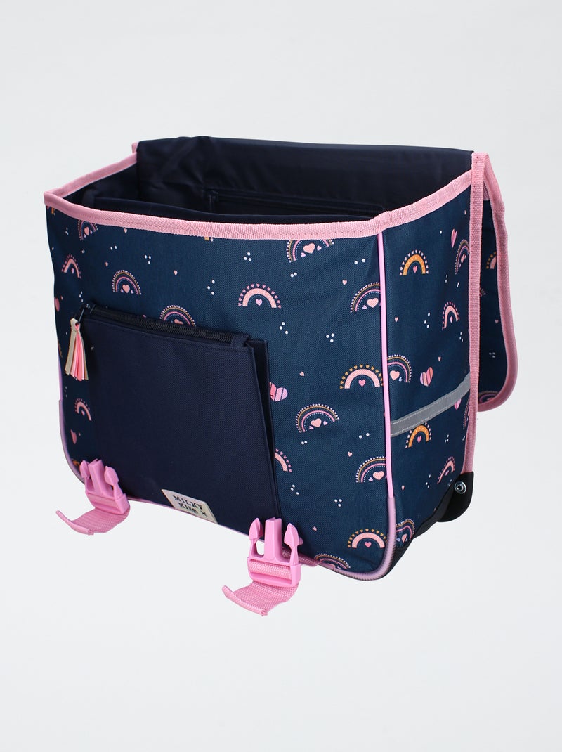 Mochila com estampado arco-íris Azul - Kiabi