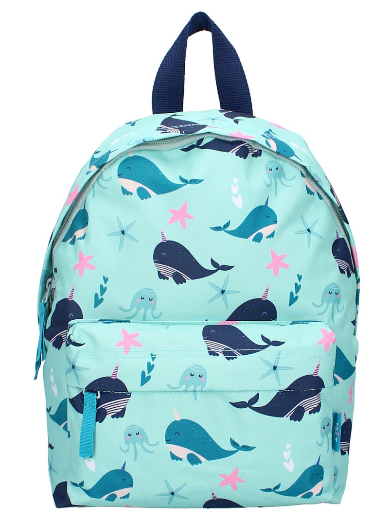 Mochila com estampado 'baleia' Azul - Kiabi