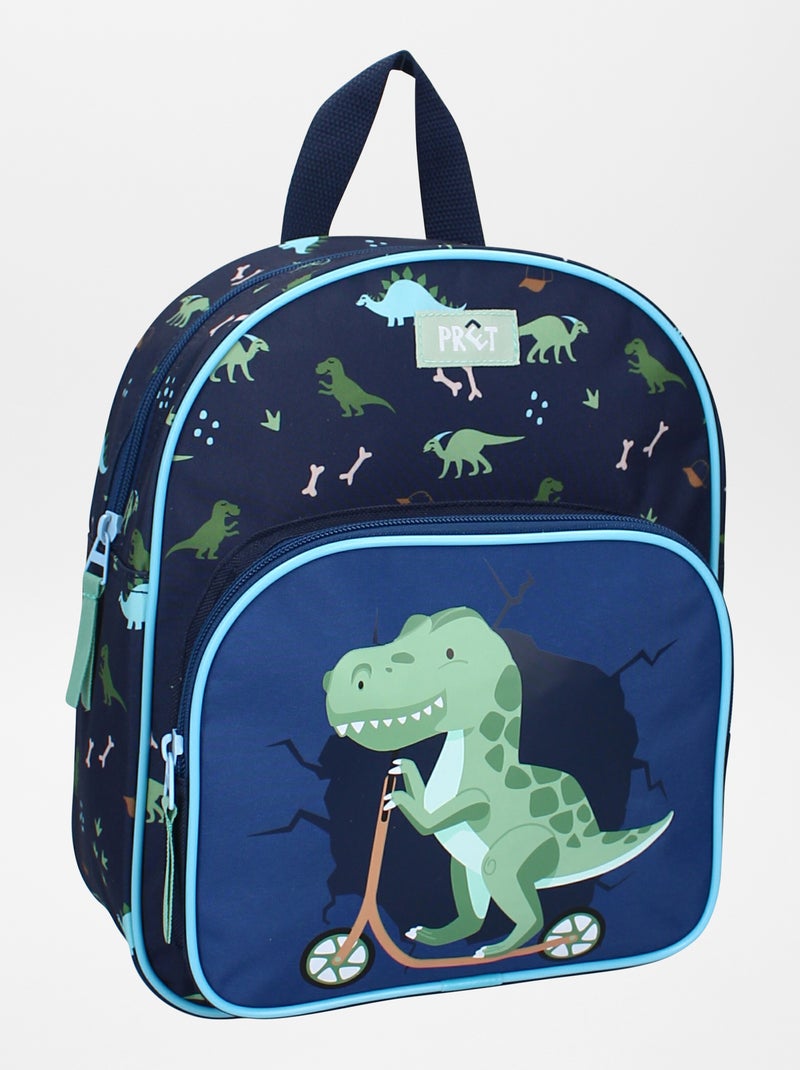 Mochila com estampado dinossauros Azul - Kiabi