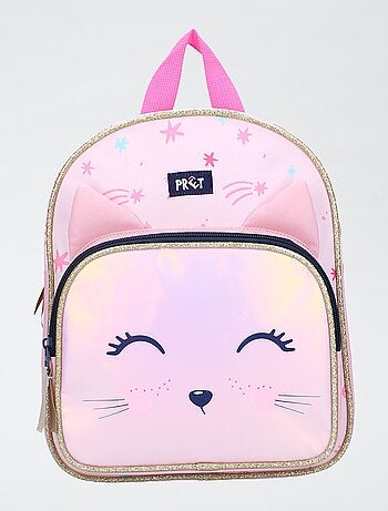 Mochila com estampado gato