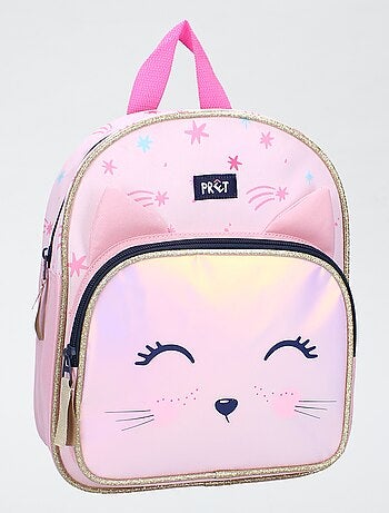 Mochila com estampado gato