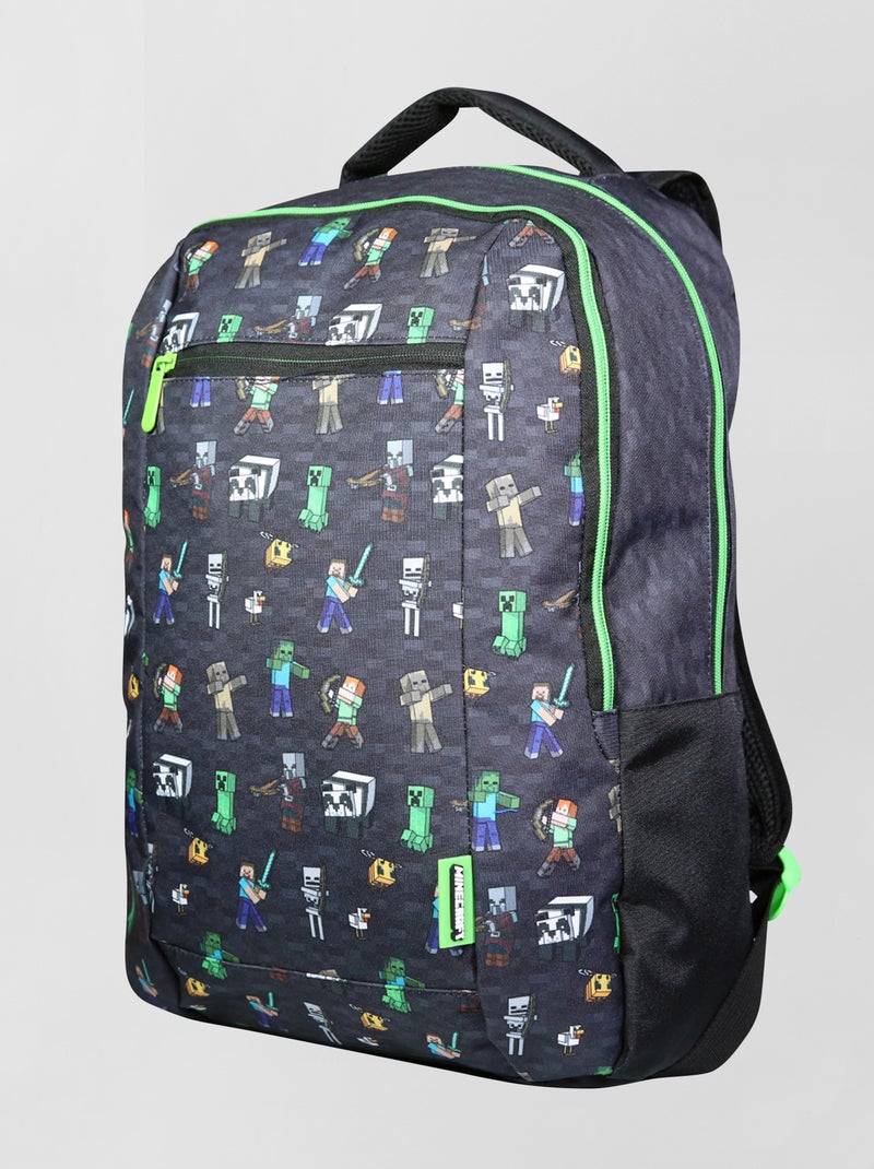 Mochila com estampado 'Minecraft' Preto - Kiabi