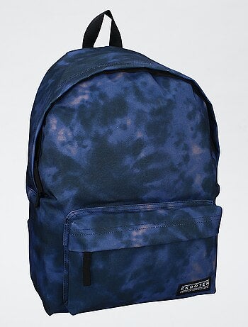 Mochila com estampado tie and dye