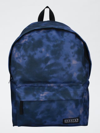 Mochila com estampado tie and dye
