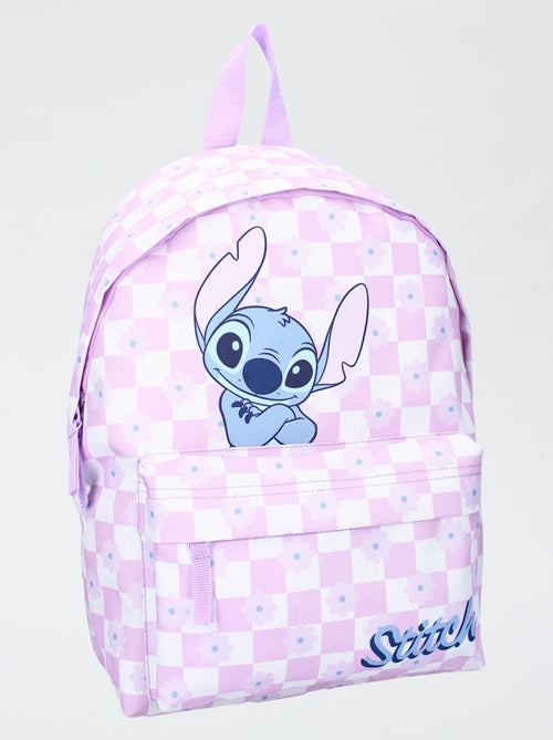 Mochila com estampado xadrez 'Stitch'   - - Kiabi