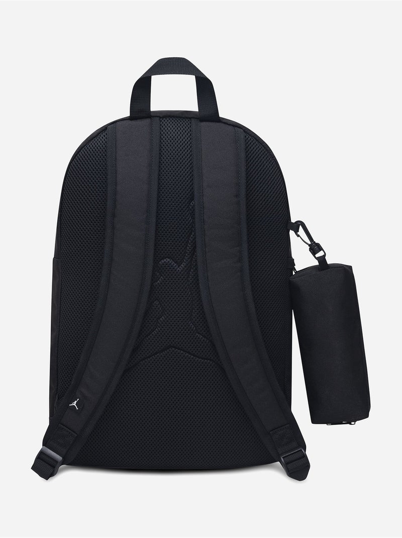 Mochila com fecho de correr - jordan Preto Vermelho Branco - Kiabi