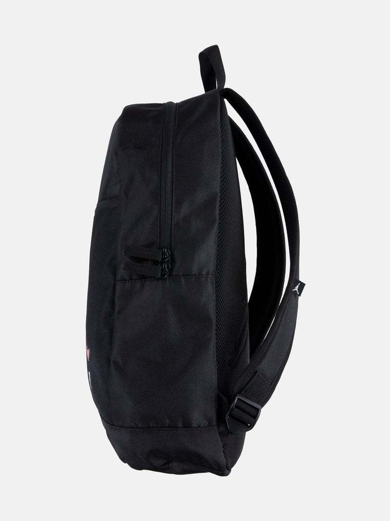 Mochila com fecho de correr - Jordan Preto Vermelho - Kiabi