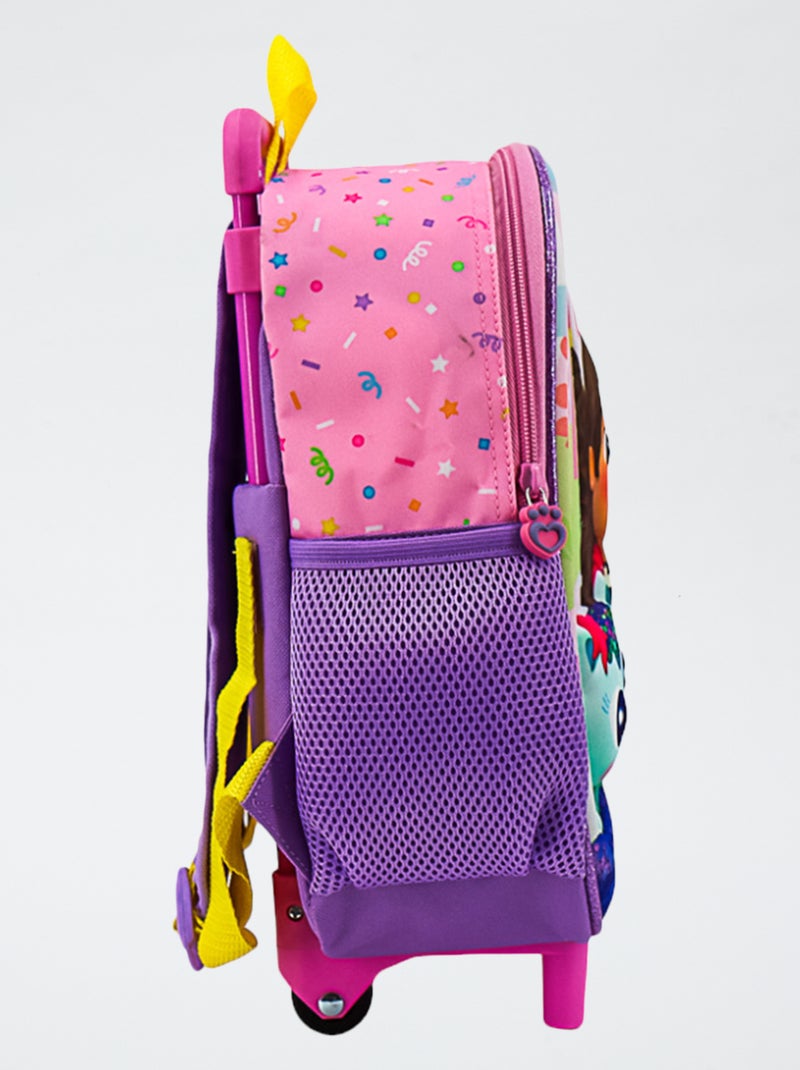 Mochila com rodinhas ''A Casa Mágica da Gaby' Rosa - Kiabi