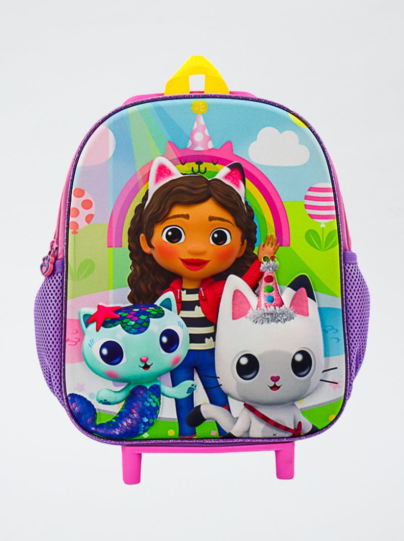 Mochila com rodinhas ''A Casa Mágica da Gaby' Rosa - Kiabi