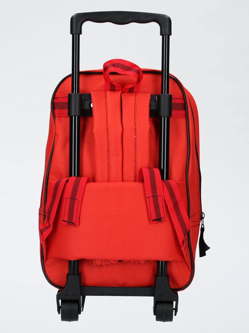 Mochila com rodinhas 'Carros' Vermelho - Kiabi