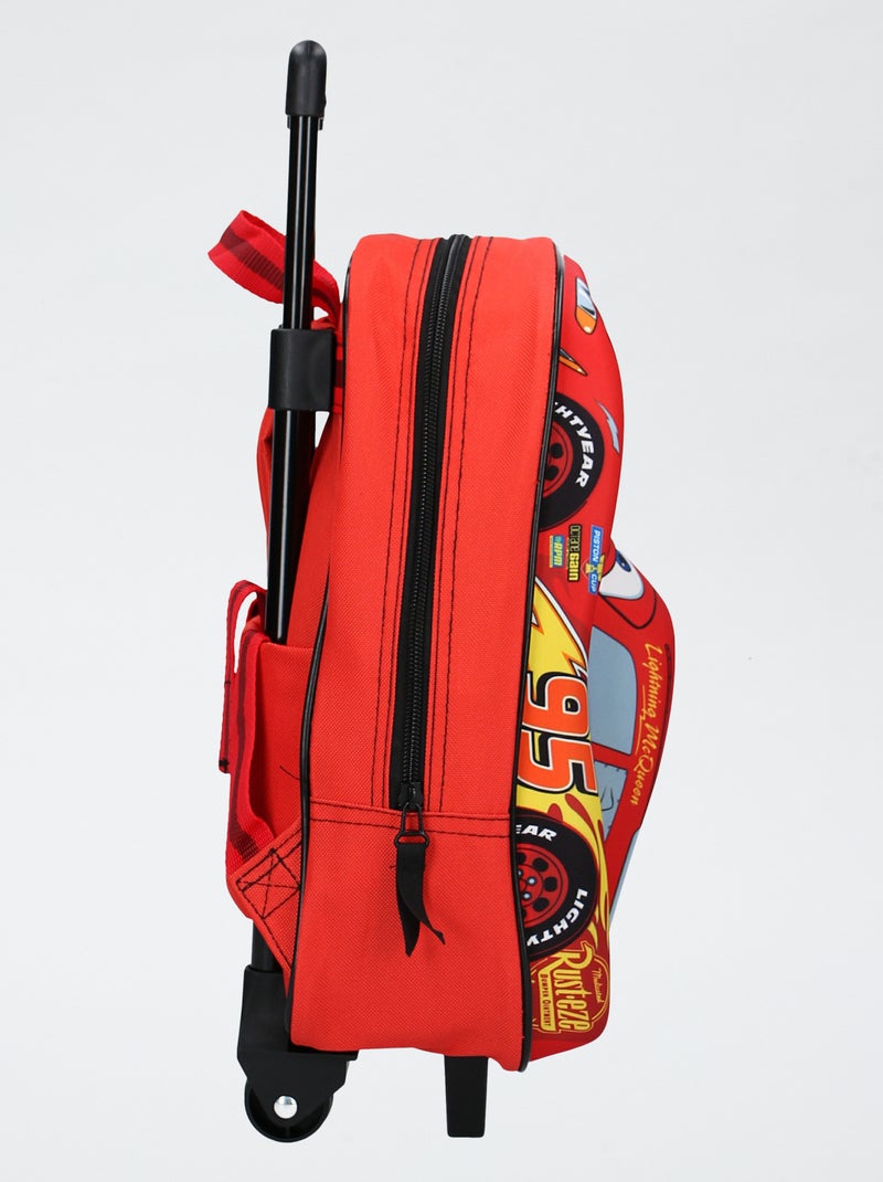 Mochila com rodinhas 'Carros' Vermelho - Kiabi