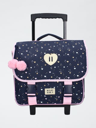 Mochila com rodinhas de fantasia