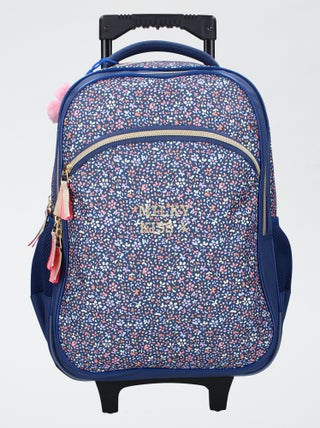 Mochila com rodinhas de fantasia