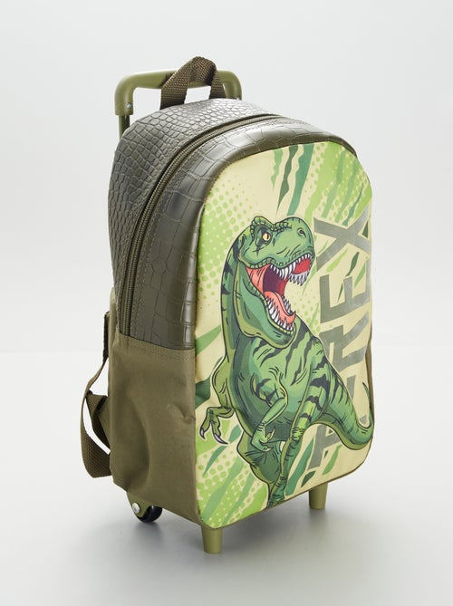 Mochila com rodinhas 'dinossauros' - Kiabi