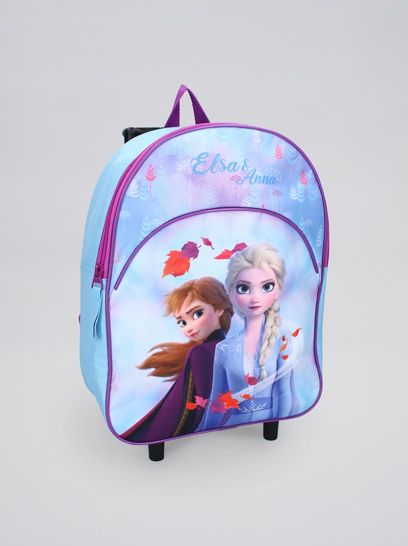 Mochila com rodinhas 'Frozen' Azul - Kiabi