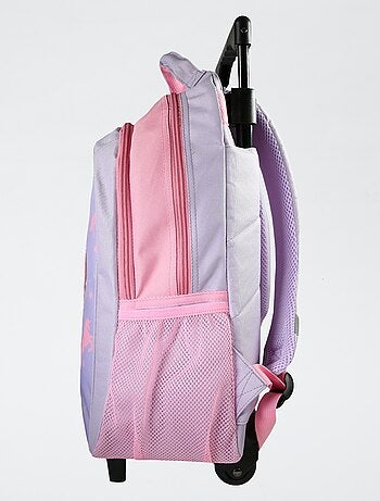 Mochila com rodinhas holográfica unicórnio
