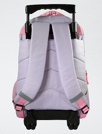Mochila com rodinhas holográfica unicórnio