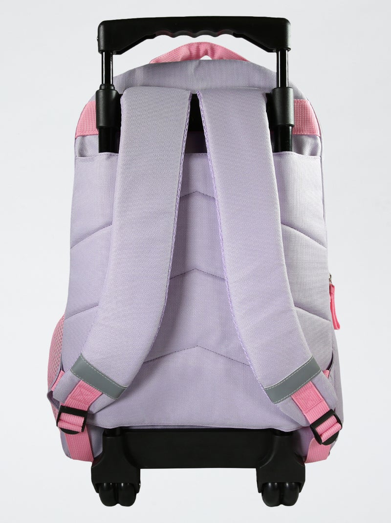 Mochila com rodinhas holográfica unicórnio Rosa - Kiabi