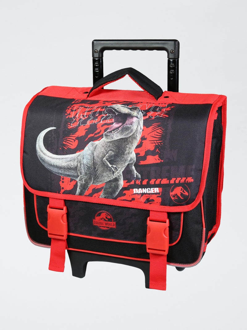 Mochila com rodinhas 'Jurássico' Preto - Kiabi