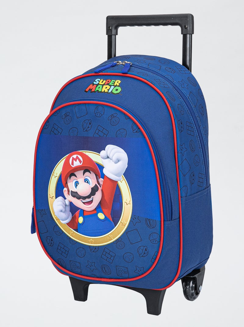 Mochila com rodinhas 'Mário' Azul - Kiabi