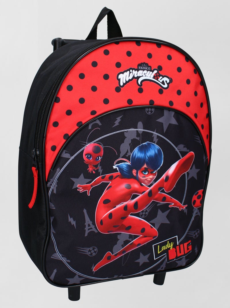 Mochila com rodinhas 'Miraculous' Preto - Kiabi