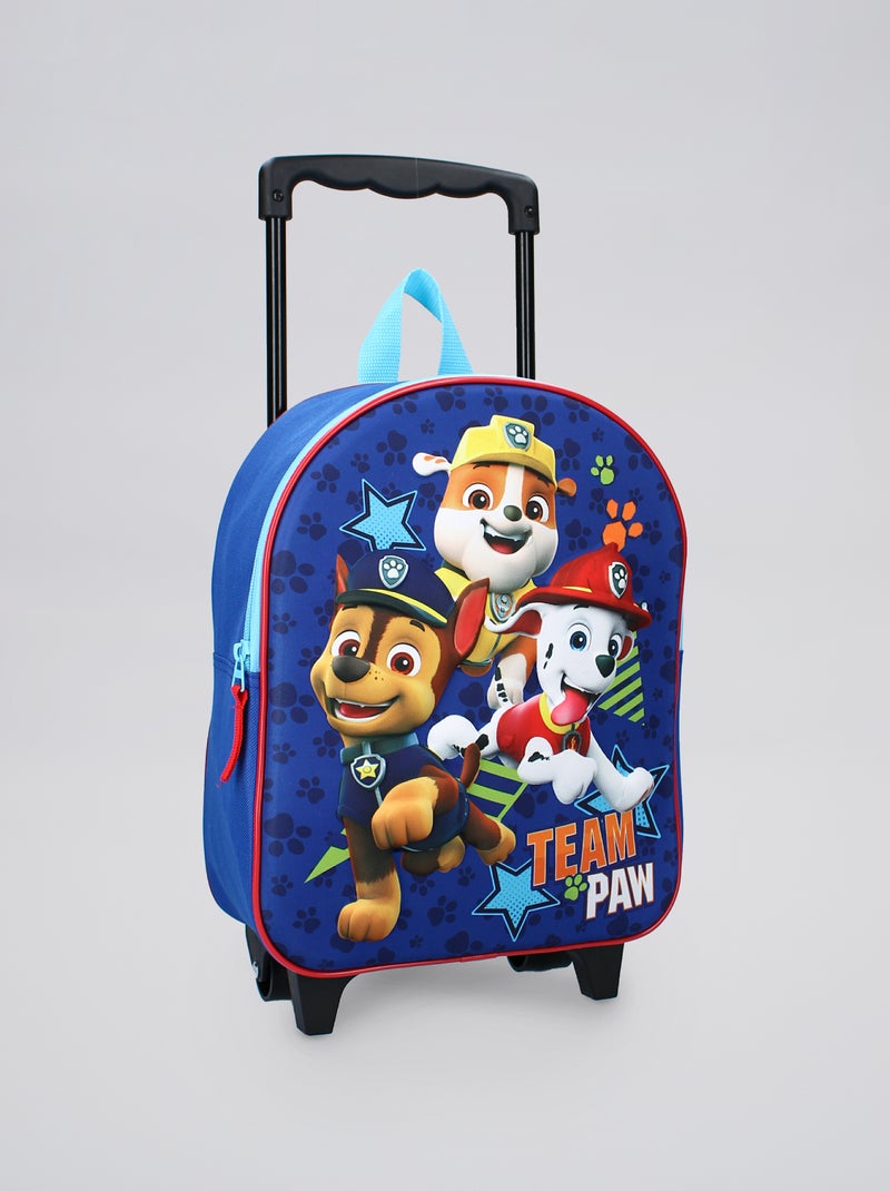 Mochila com rodinhas 'Patrulha Pata' Azul - Kiabi