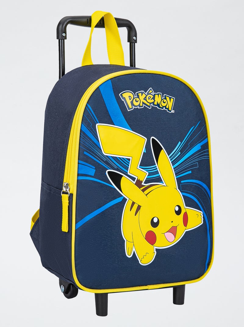 Mochila com rodinhas 'Pokemon' Azul - Kiabi