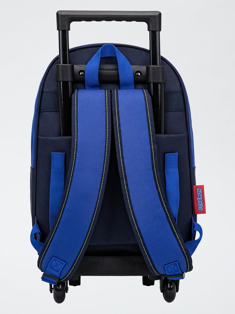Mochila com rodinhas 'Pokemon' Azul - Kiabi