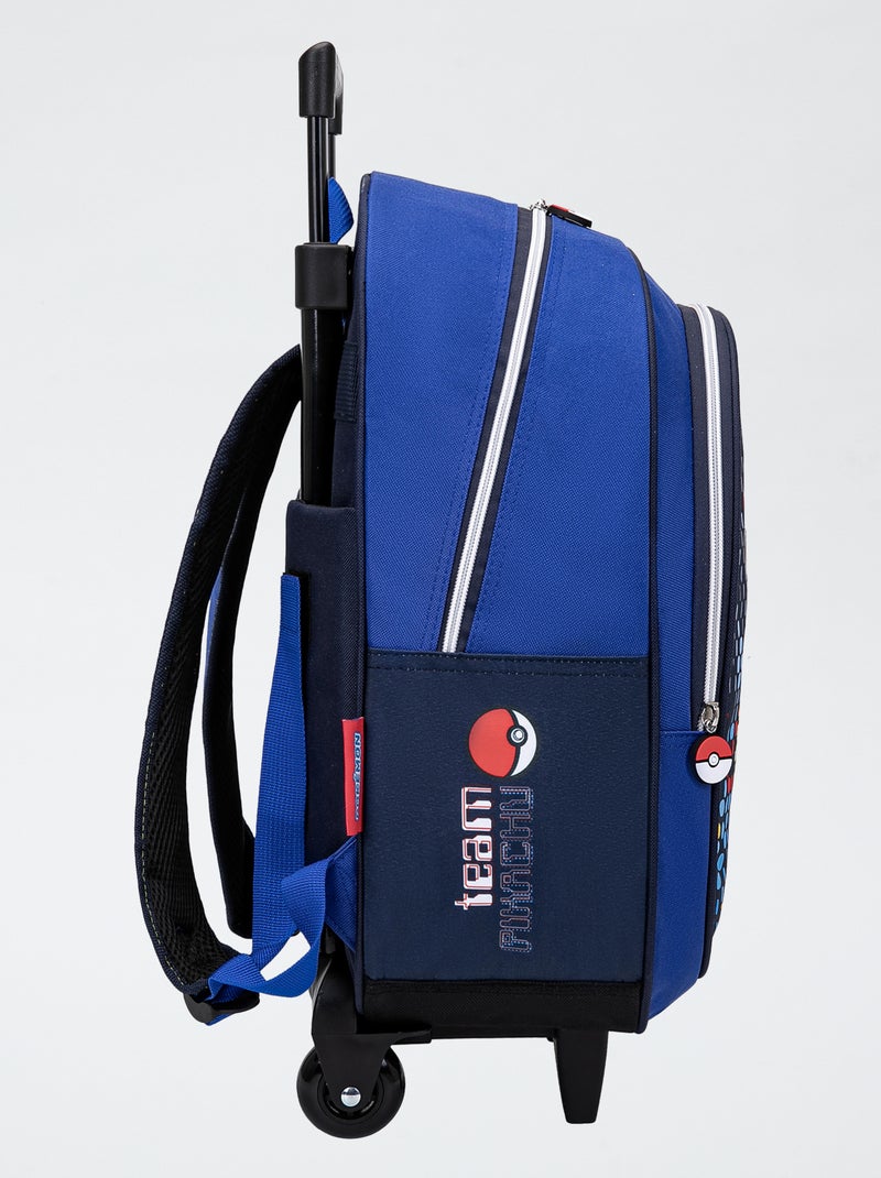 Mochila com rodinhas 'Pokemon' Azul - Kiabi