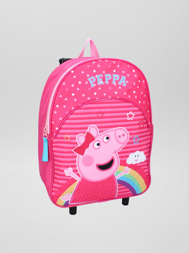 Mochila com rodinhas 'Porquinha Peppa' ROSA - Kiabi