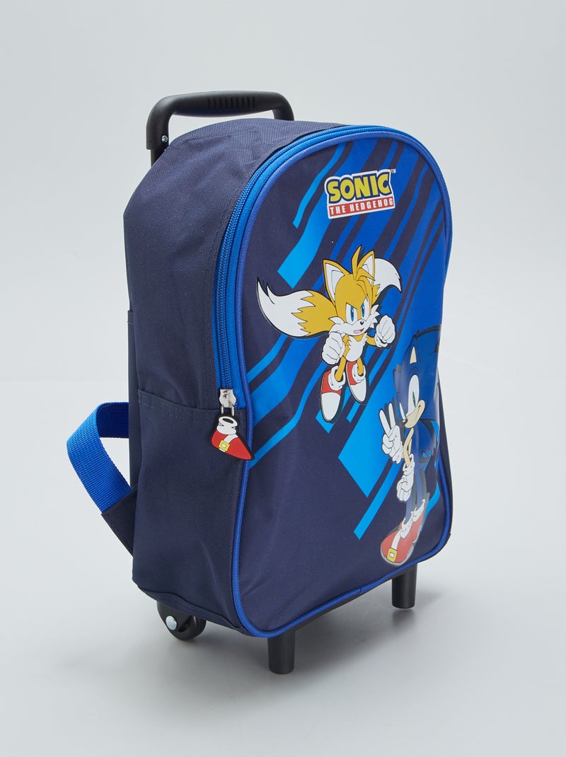 Mochila com rodinhas 'Sonic' Azul - Kiabi