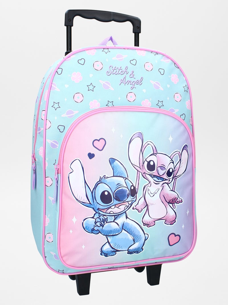 Mochila com rodinhas 'Stitch' Azul - Kiabi