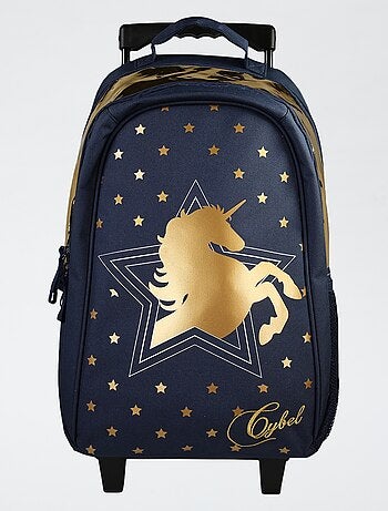 Mochila com rodinhas 'unicórnio'