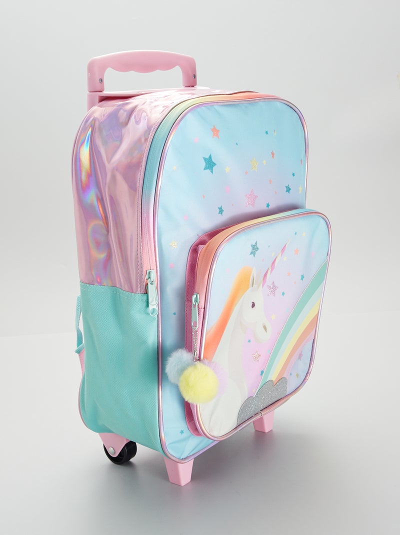 Mochila com rodinhas 'unicórnio' Multicor - Kiabi