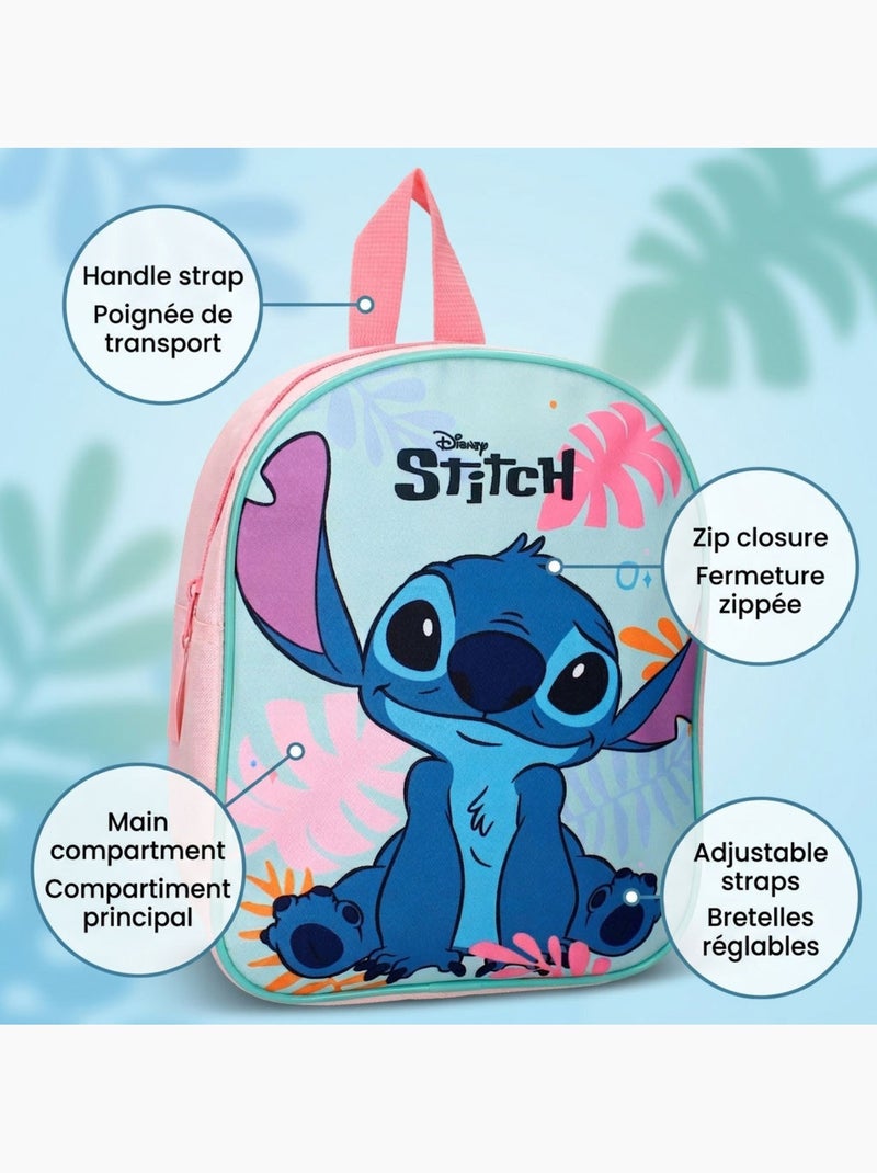 Mochila criança Stitch Cuteness Overload 29 cm Rosa - Kiabi