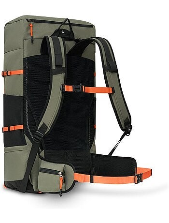Mochila de caminhada de 50l com capa impermeável