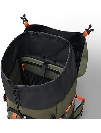 Mochila de caminhada de 50l com capa impermeável