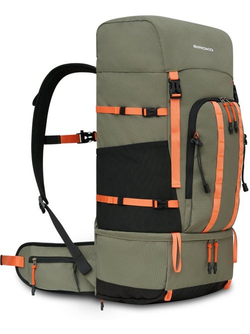 Mochila de caminhada de 50l com capa impermeável - Kiabi