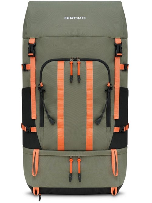 Mochila de caminhada de 50l com capa impermeável - Kiabi