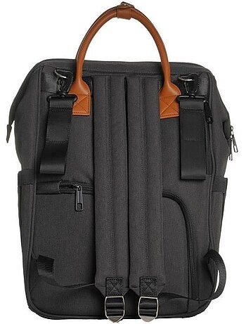 Mochila de fraldas thermobaby escapade com 3 bolsos térmicos e muda-fraldas