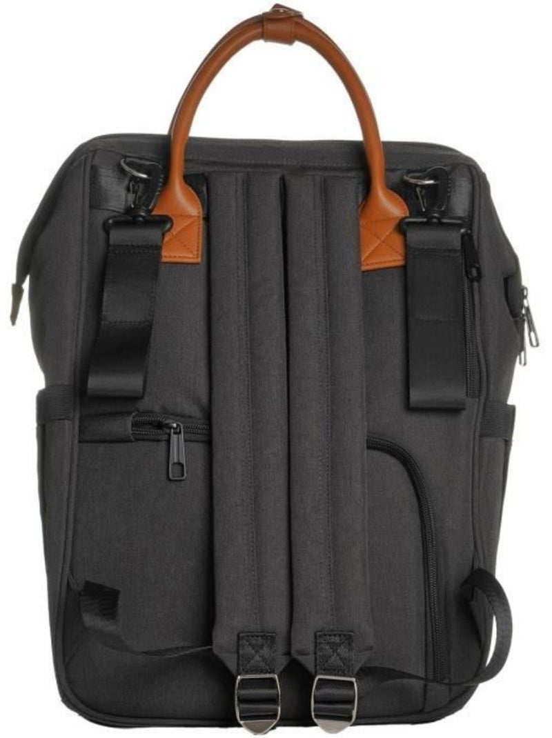 Mochila de fraldas thermobaby escapade com 3 bolsos térmicos e muda-fraldas Cinza - Kiabi
