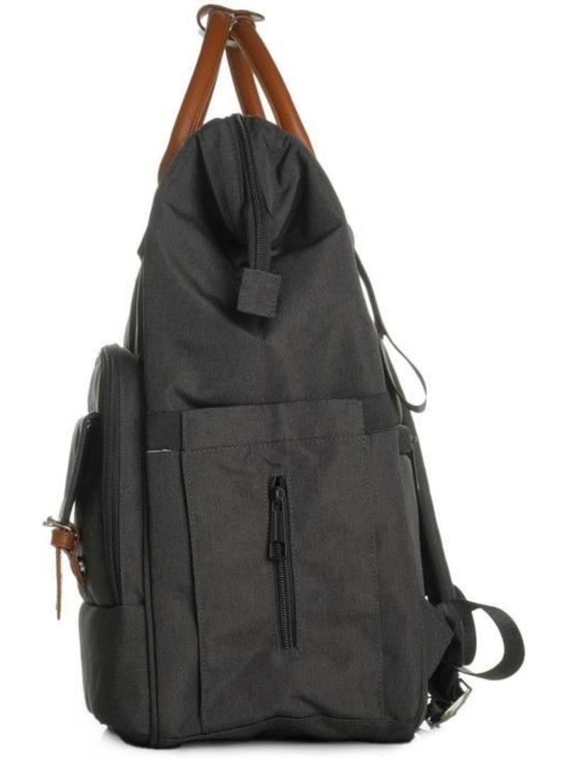 Mochila de fraldas thermobaby escapade com 3 bolsos térmicos e muda-fraldas Cinza - Kiabi