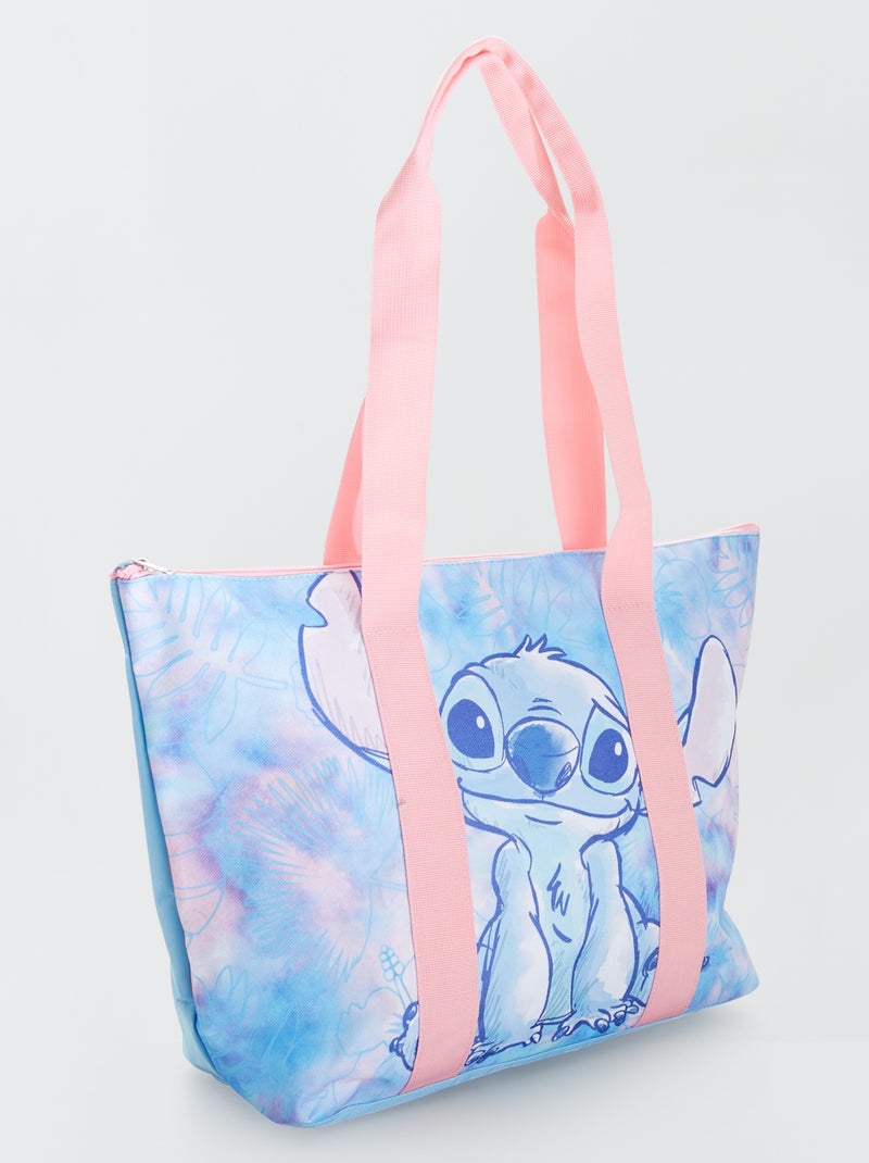 Mochila de lona 'Stitch' Azul - Kiabi