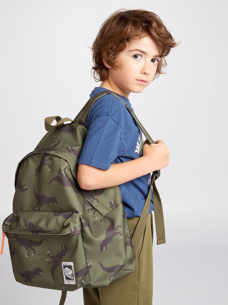 Mochila 'dinossauro' VERDE - Kiabi