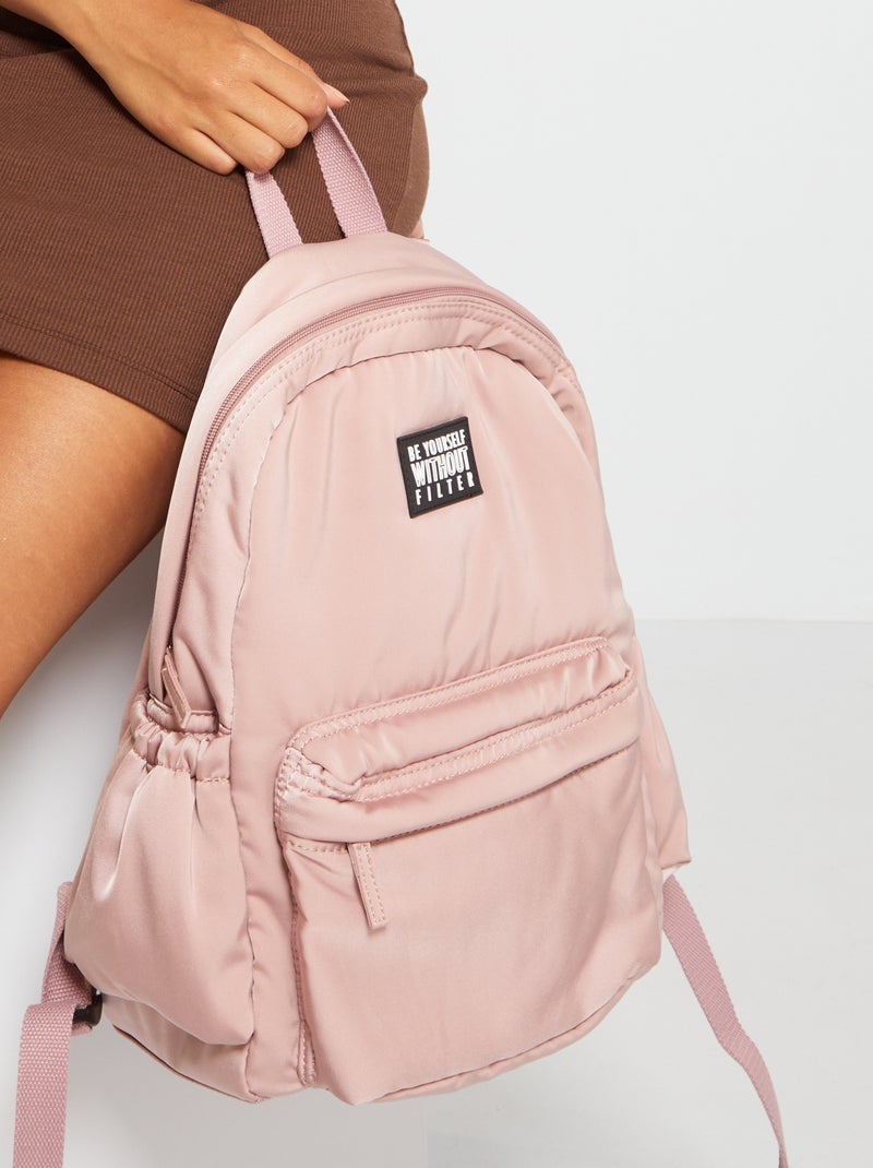 Mochila em nylon Rosa - Kiabi